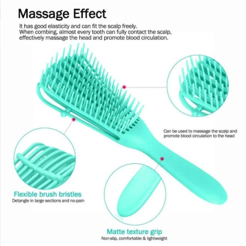 Escova de Cabelo Polvo Massagem - Pente para Cabelo InovaClaro, aqui está uma sugestão para organizar o título do seu produto de forma mais clara dor